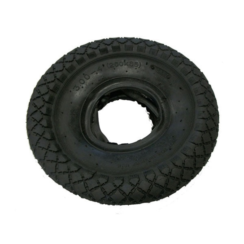 Tire plus inner tube 10x3.00 - 4 treads C - Spare SET for pneumatic wheels TROLLEYS