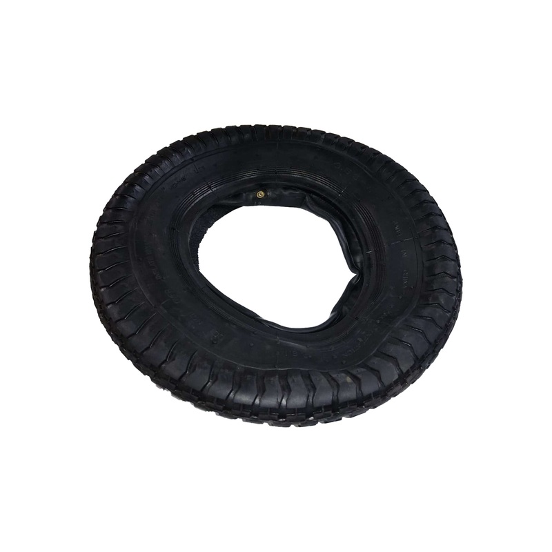 Tire plus inner tube 14x3.50 - 8 BK tread - Spare SET for pneumatic wheels WHEELBARROWS