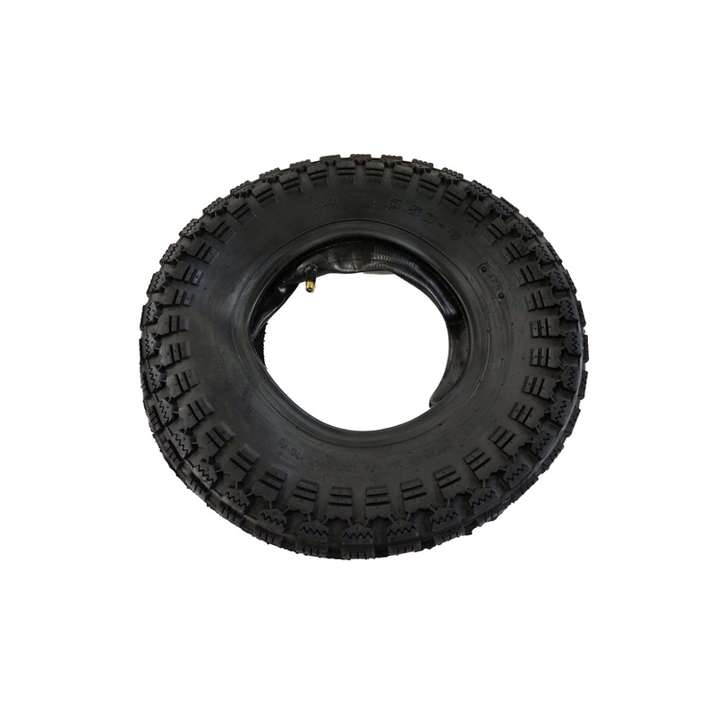 Tire plus inner tube 14x3.50 - 8 DC treads - 4 - Spare SET for pneumatic wheels WHEEL WHEELS