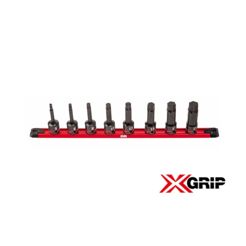 234 1/2 MX/SE8 | Set of 8 socket wrenches with special X-Grip hexagon profile for hexagon socket screws | U02340850