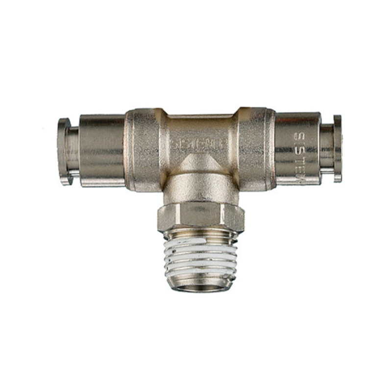 50/DGC - CENTRAL MALE threaded "T" SWIVEL fitting - METAL quick couplings - Fittings - Ani (Pack of 10pcs)