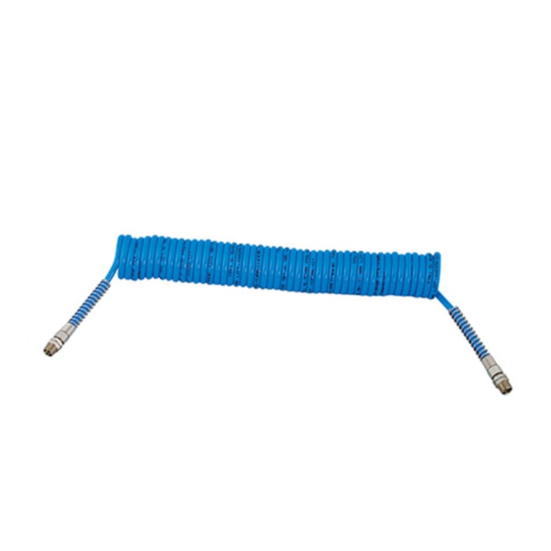 80 R - Spiral hose in POLYURETHANE PU 98 Sh with 2 STRAIGHT SWIVEL terminals MOD. 80/64-R - Pipes and spirals - Fittings - Ani - AH037950