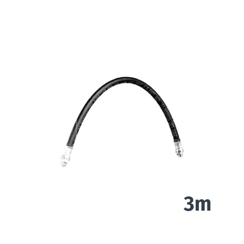 TB/30 - 3 m - Rubber hose for high pressure grease - FLEXIBLE - Ani - AH090702