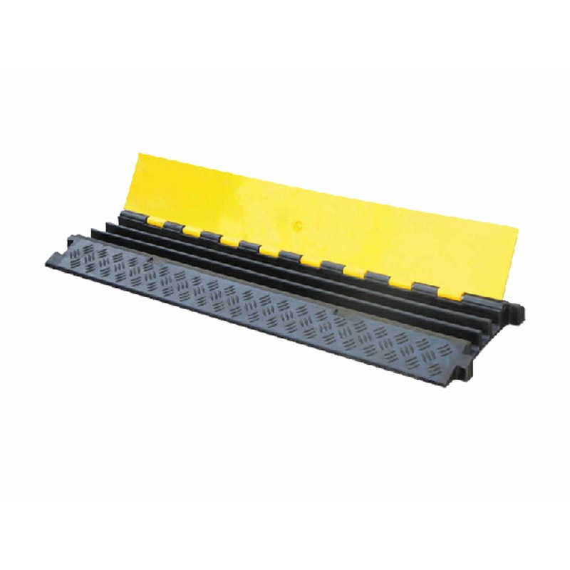3 CHANNELS x3.0x3.0 cm - Cable passage platform - Cable protection - Safety when passing
