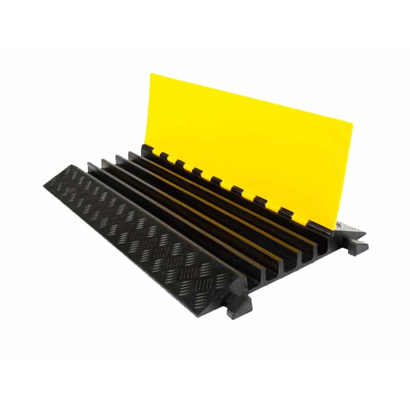 5 CHANNELS 90x50x5.5 - Cable tray - Cable protection - Safety when passing - Central module and left/right curve