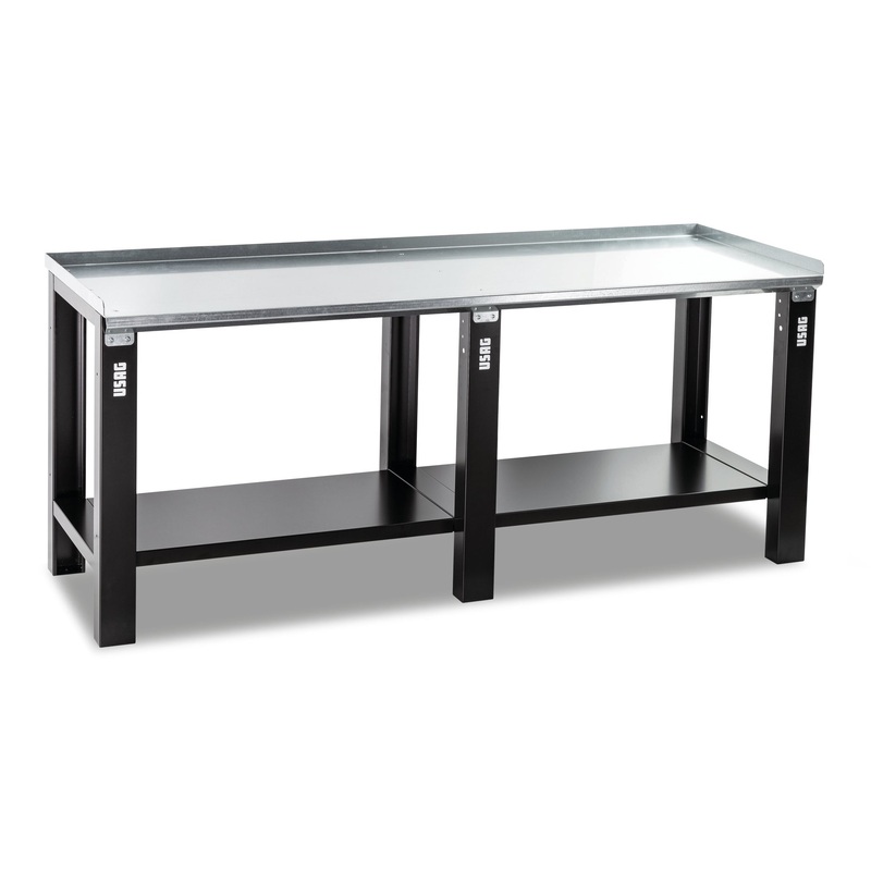 506 TA - Workbench with steel top - Usag