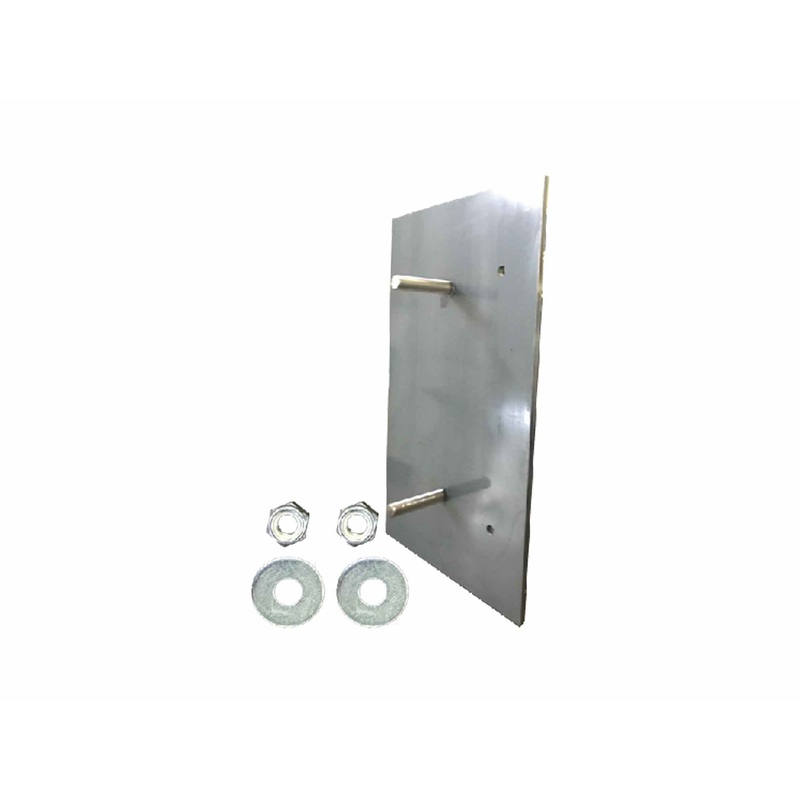 Metal back plate for DH bumpers and bumpers