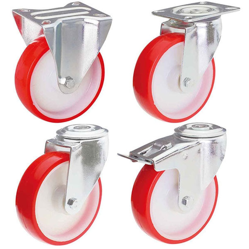 NYPURS - Wheels with polyamide center and polyurethane coating and support - Spare wheel - TROLLEYS