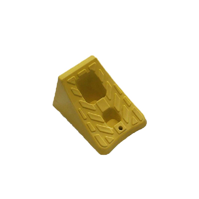 PWC yellow polypropylene parking chocks - Stop wedges - Garages and car parks - Wheel chocks