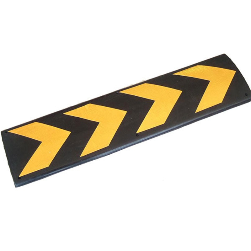 Rubber bumper pads with reflective film DH-WP-5 - Warehouses and garages - Interior and exterior corner protection