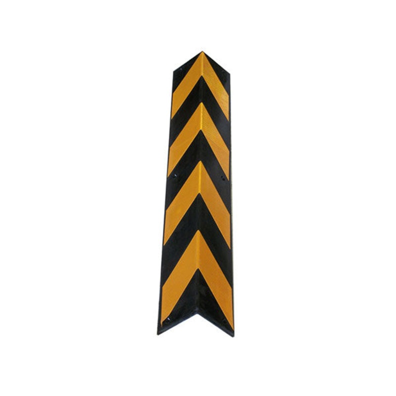 Rubber Corner Guards for Parking Lots, Warehouses and Garages - Indoor and Outdoor Corner Protection - DH-131
