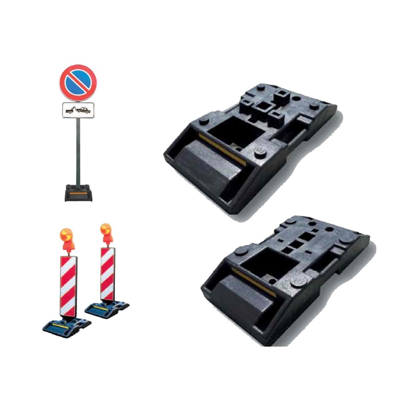 Weighing bases - Mobile and resistant barriers - Construction sites and road signs