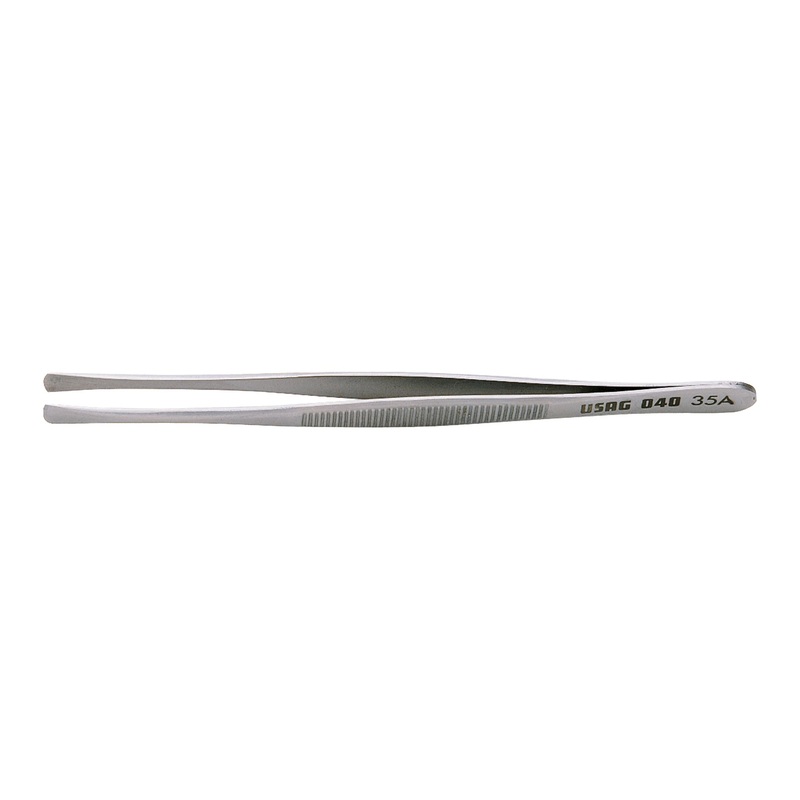 040/35A - Spring tweezers with spatula nose - Usag - U00400025