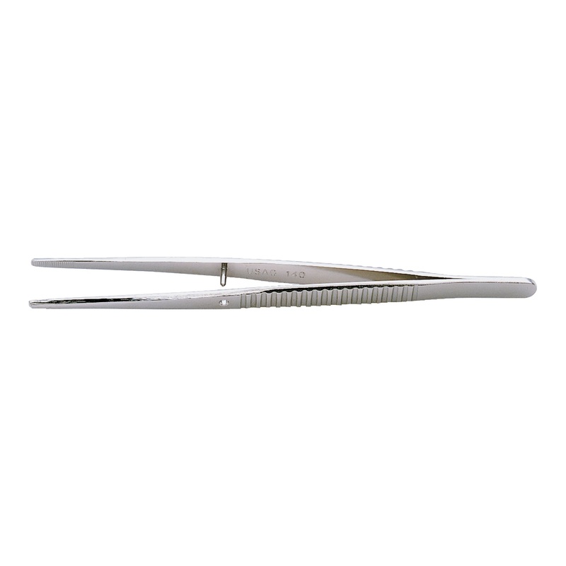 042 - Spring tweezers with straight nose and guide pin - Usag - U00420001