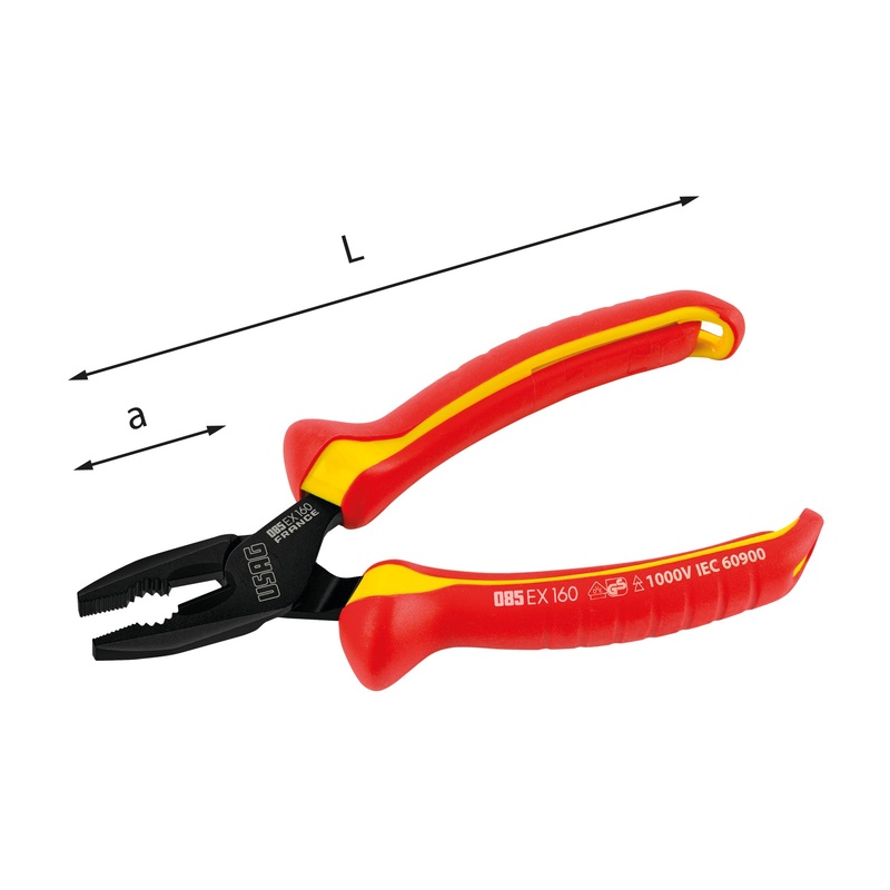 085 EX - Universal insulated pliers 1000 v - Usag