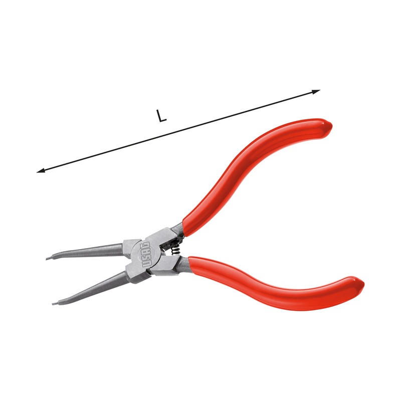 127 C - Straight nose pliers for internal snap rings - Usag