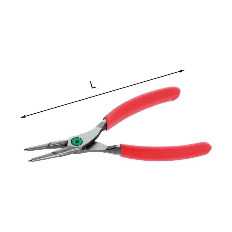 127 N - Straight nose pliers for internal snap rings - Usag