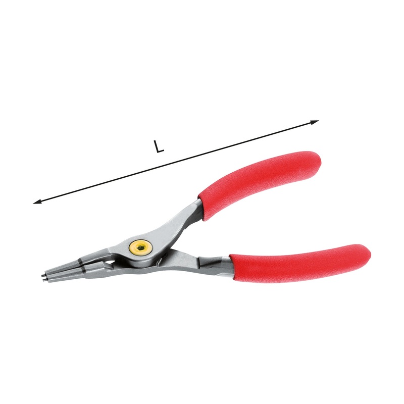 128 N - Straight nose pliers for external snap rings - Usag