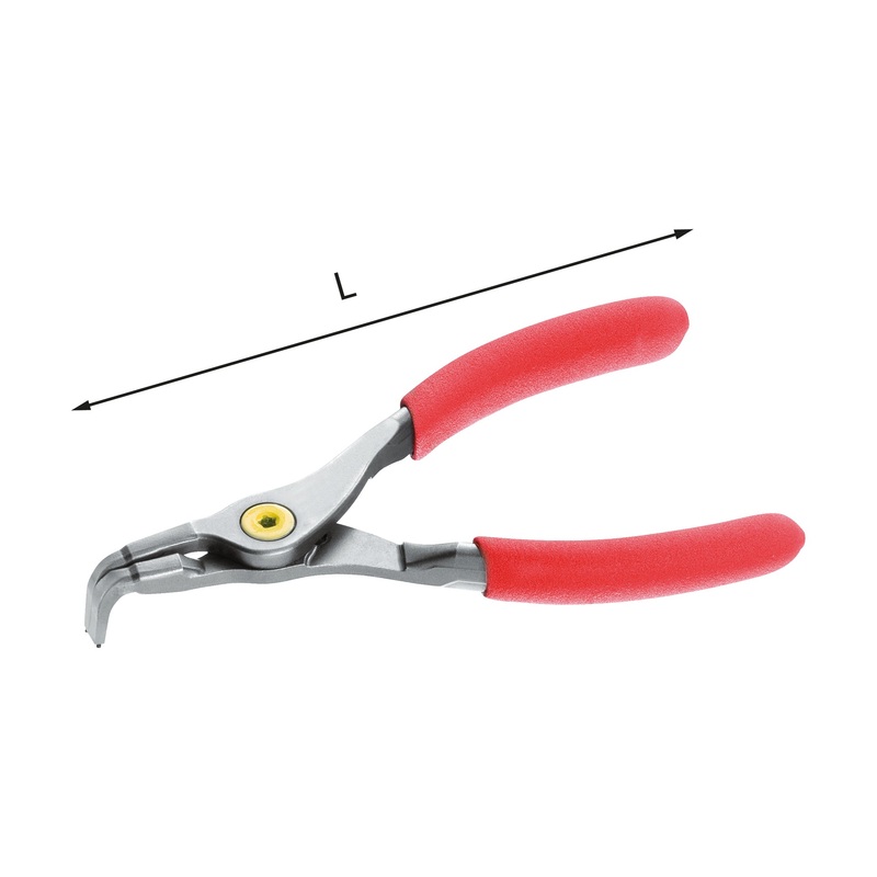 128 PN - Pliers with 90 bent noses for external snap rings - Usag