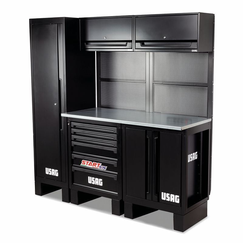 516 SA/CAP | Workshop furniture basic station - STEEL platform - Usag