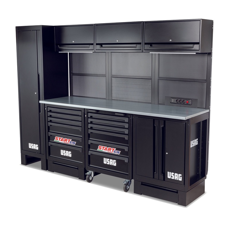 516 SA/STA | Workshop furniture standard workstation - steel platform - Usag