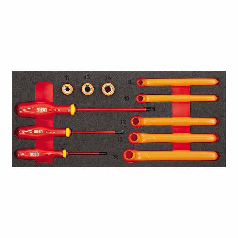 519 M 098HYB11 | Assorted two-tone sponge module (11 pcs) | Usag - U05190155