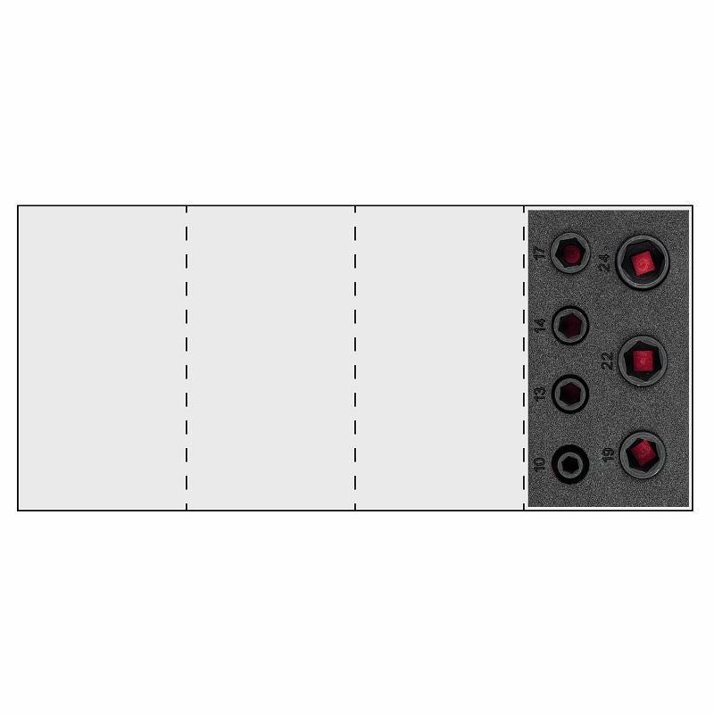 519 M 235MC7 | Assorted two-tone sponge module (7 pcs) | Usag - U05191026