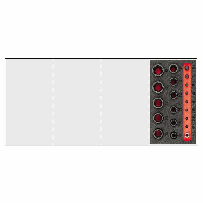 Assorted two-tone sponge module (20 pcs) | 519 M 458S20 | Usag - U05191033