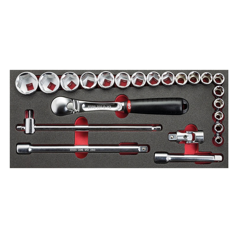 Assorted two-tone sponge module (23 pcs) | 519 M 613CEB | Usag - U05190925