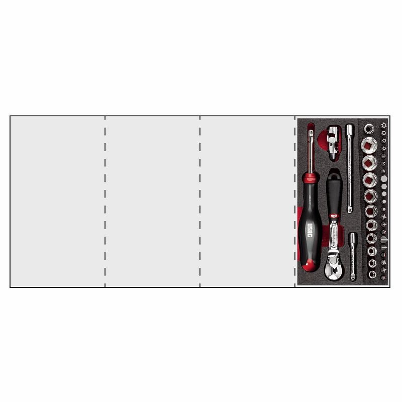 Assorted two-tone sponge module (37 pcs) | 519 M 608AEB | Usag - U05190968
