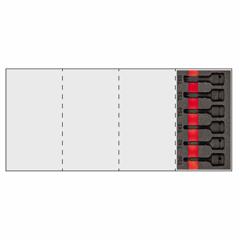 Empty two-tone sponge module (6 pcs) | 519 M 233MNTXC6 | U05191024 | Usag