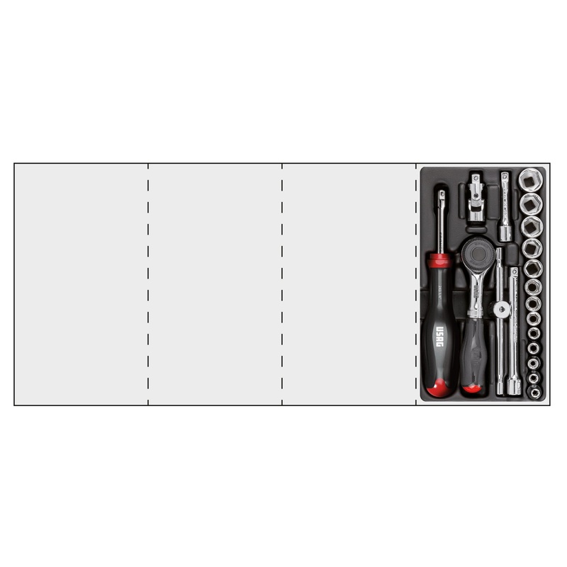 Assorted thermoformed module (19 pcs) | 519/606AEAK | Usag - U05190773