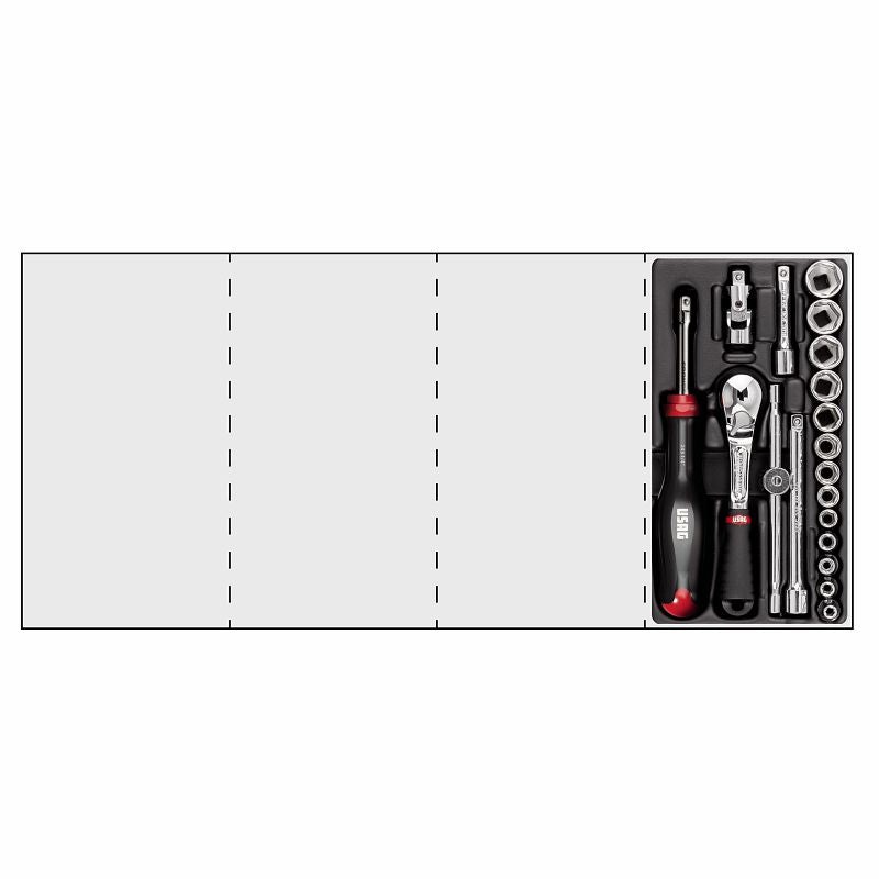 Assorted thermoformed module (19 pcs) | 519/606AEB | Usag - U05190770