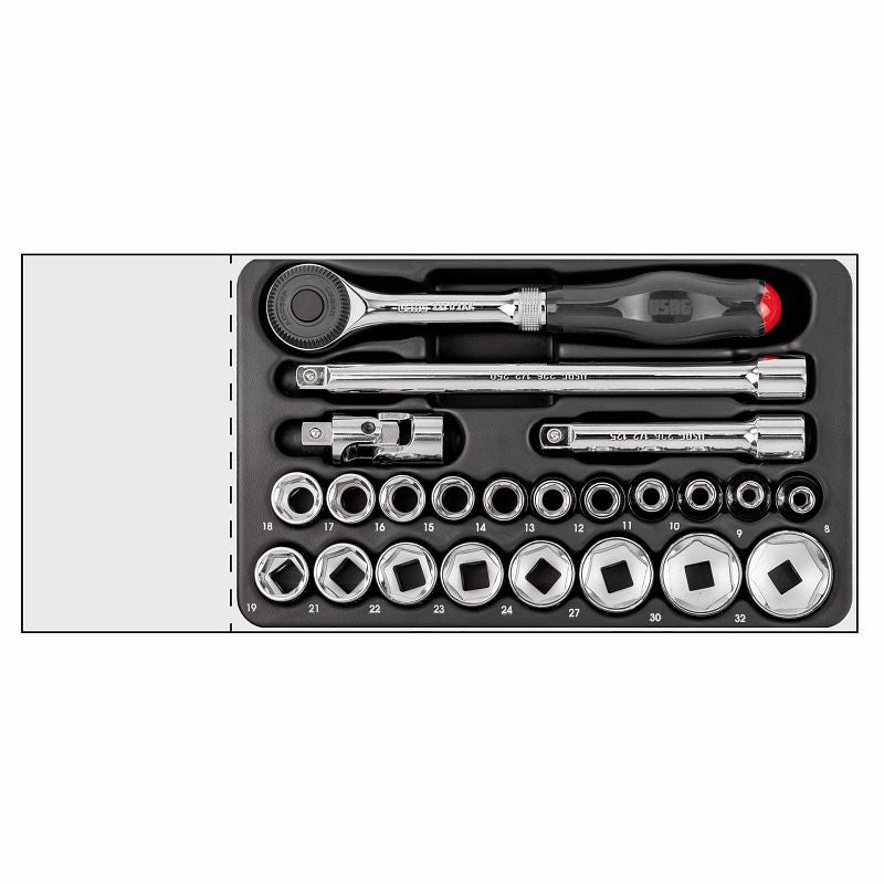 Assorted thermoformed module (23 pcs) | 519/606CEAK | Usag - U05190797