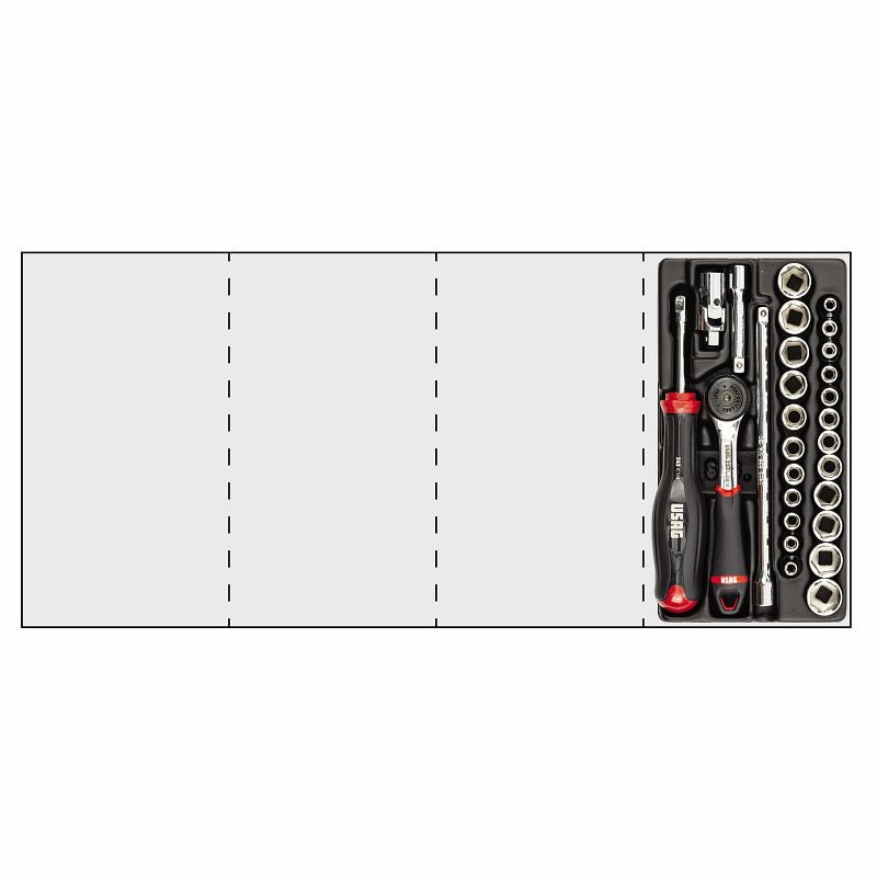 Assorted thermoformed module (28 pcs) | 519/606AEPOL | Usag - U05190801