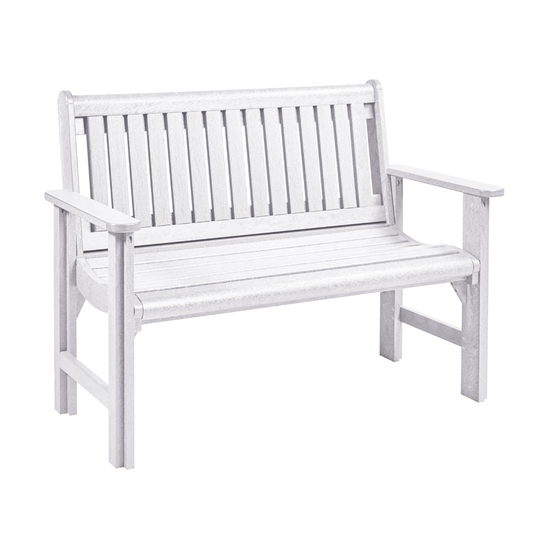 CR Plastics Garden Bench (Assorted Colours Available) - B01