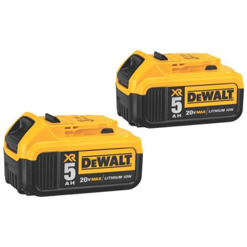 DEWALT 20V MAX* 5.0AH XR BATTERY 2- PACK - DCB205-2