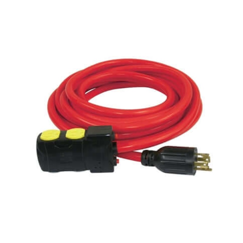 King Canada 25ft Generator Extension Cord with Resets - K-1430R-25