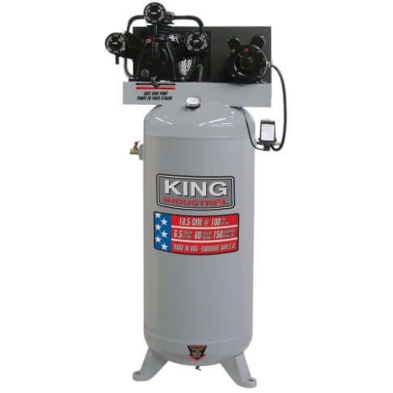 King Canada KC-5160V1 - High Output 60gal Air Compressor