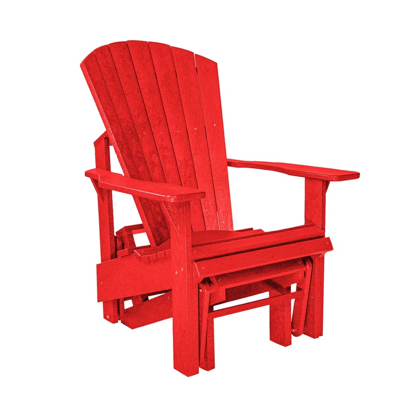 CR Plastics Glider Adirondack (Assorted Colours Available) - G01