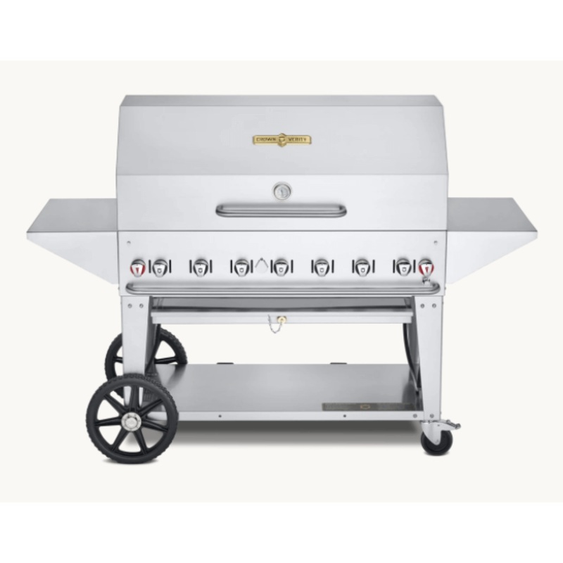 Crown Verity 48" Mobile Grill PRO - CV-MCB-48PRO-LP