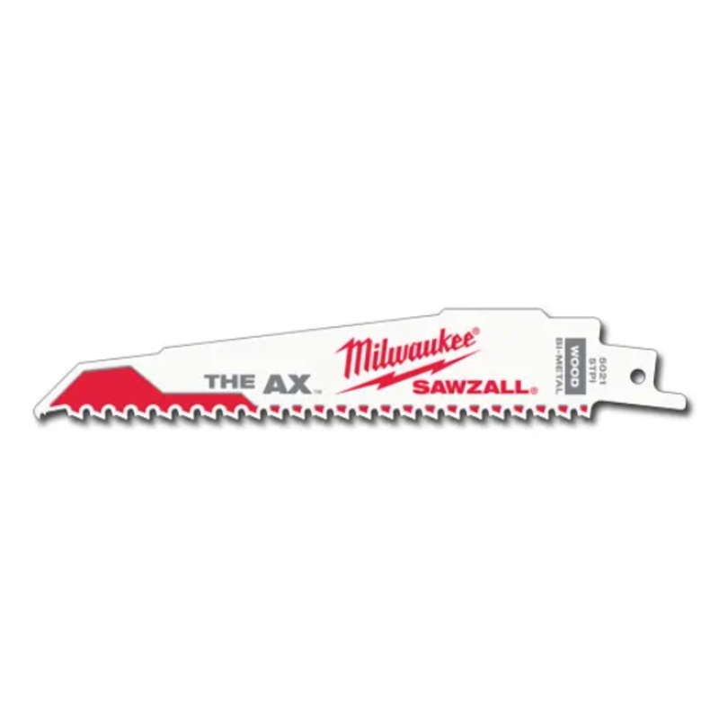 Milwaukee SAWZALL The AX tm Nail Embedded Wood Blades (Assorted Sizes and Packs)