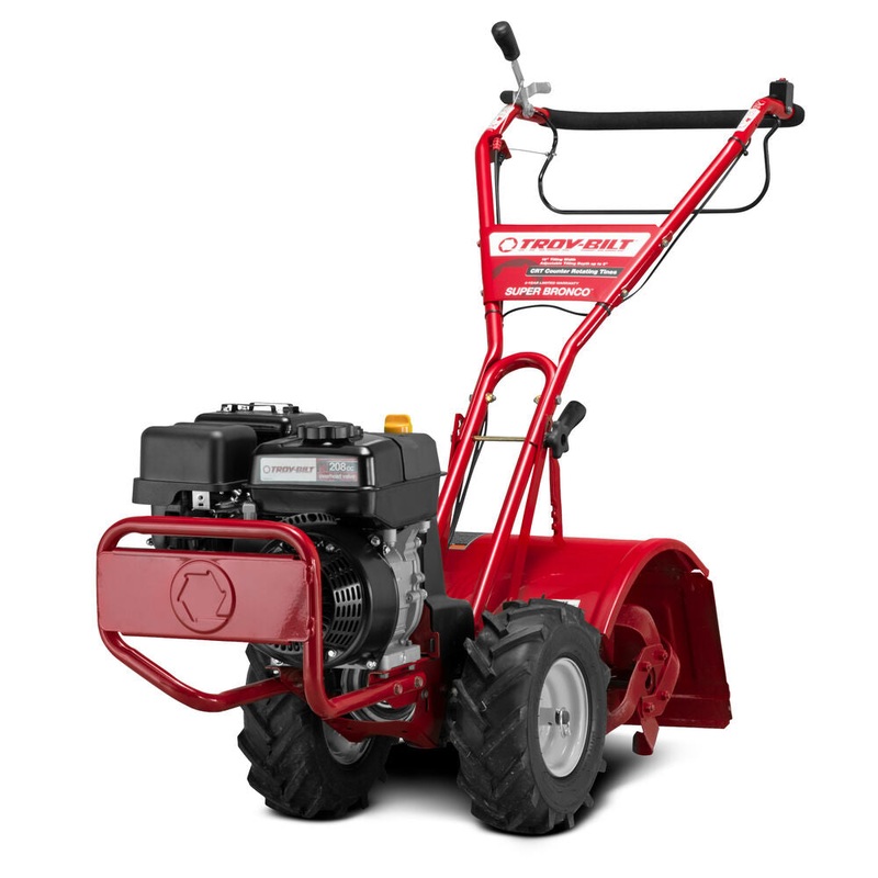 Troybilt 16" Rear Tine, Counter Rotating Super Bronco Tiller - 21A-65M8563