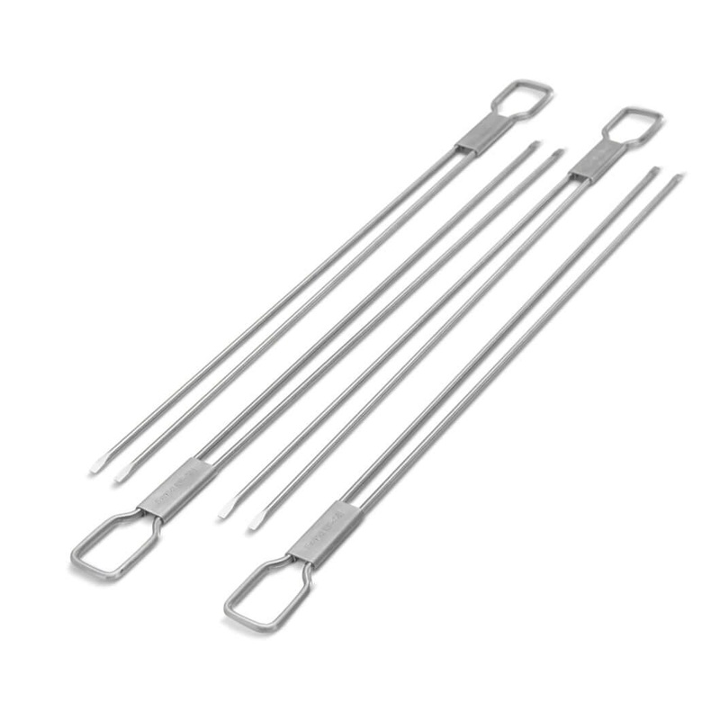 Broil King Dual Prong Skewers - 4pc - Stainless Steel