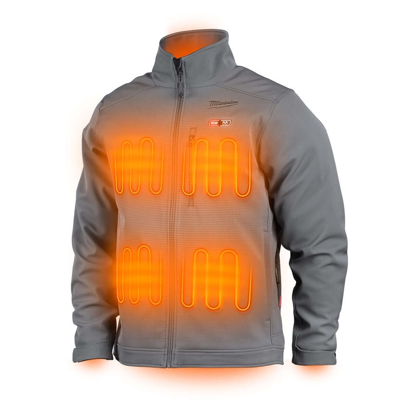 Milwaukee Heated Gear - M12 Grey Jacket Kit (Assorted Sizes Available)