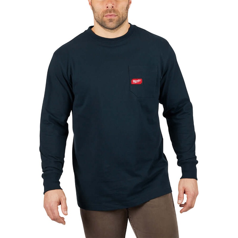 Milwaukee Heavy Duty Pocket Long Sleeved Tee - Assorted Colours Available