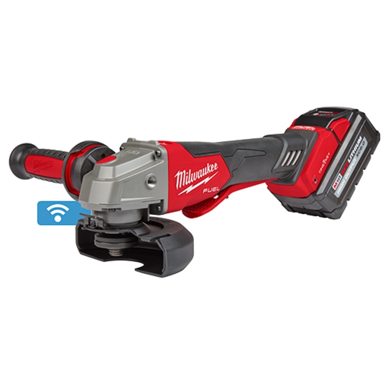 Milwaukee M18 FUEL 4-1/2" / 5" Braking Grinder w/ ONE-KEY Paddle Switch, No Lock (Available as Kit or Bare Tool)