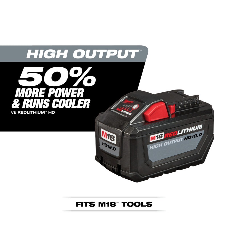 Milwaukee M18 REDLITHIUM HIGH OUTPUT HD12.0 Battery Pack - 48-11-1812