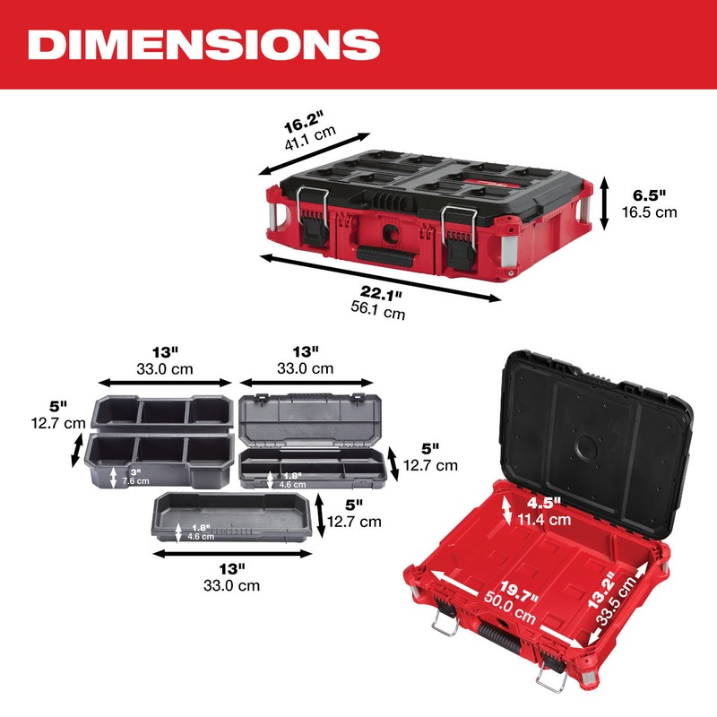 Milwaukee PACKOUT Tool Box - 48-22-8424