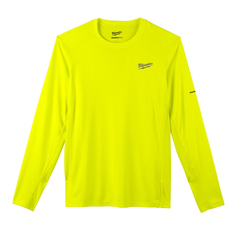Milwaukee WORKSKIN Lightweight Performance Shirt - Long Sleeve - High-Viz